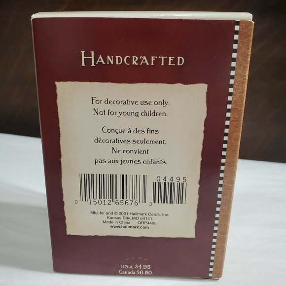 Hallmark Keepsake Ornament 2001 Twas Night Before Christmas Santa Claus Box - Picture 4 of 8